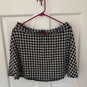 Checkered Skater Skirt